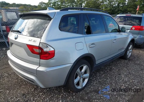 2006 BMW X3 3.0I из США, поврежденный, VIN WBXPA93486WD24727